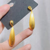 Wholesale Silver Needle Geometric Twist Diecast Metal Earrings For Women With Electroplating Treatment