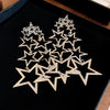 Wholesale Silver Needle Geometric Twist Diecast Metal Earrings For Women With Electroplating Treatment