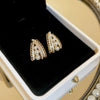 Wholesale Silver Needle Imitation Pearl Zircon Lace Earrings With Flower Design Light Luxury Women's Earrings