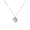 Wholesale Silver Pendant Clavicle Chain With Geometric Pattern And Electroplating For Women