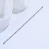 Wholesale 925 Silver Plain Chain Accessories Electroplated For Necklace And Bracelet With Rectangular And Round O Chain Styles