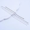 Wholesale 925 Silver Plain Chain Accessories Electroplated For Necklace And Bracelet With Rectangular And Round O Chain Styles