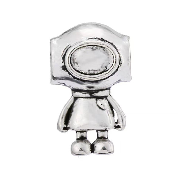 Wholesale Silver Plated Electroplated Planet Beads Star Picking Pendant Bracelet Necklace For Women