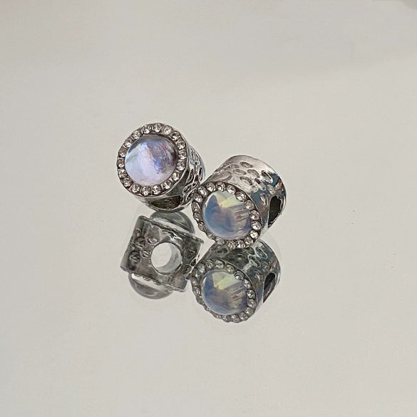 Wholesale Silver Plated Electroplated Planet Beads Star Picking Pendant Bracelet Necklace For Women