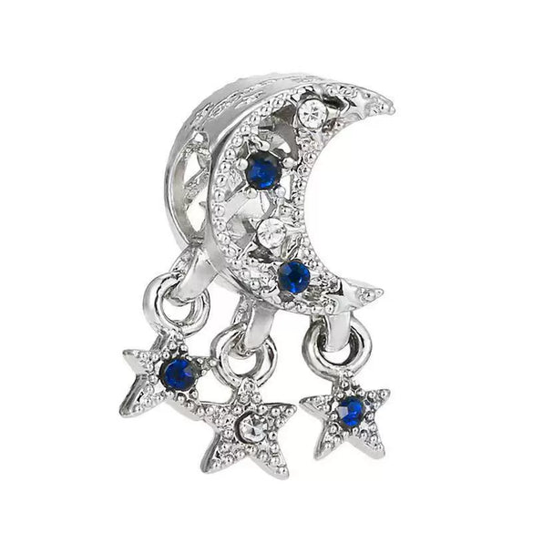 Wholesale Silver Plated Electroplated Planet Beads Star Picking Pendant Bracelet Necklace For Women