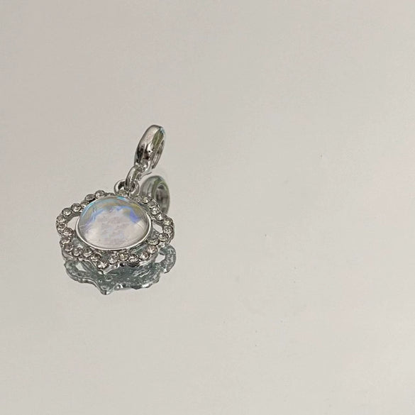 Wholesale Silver Plated Electroplated Planet Beads Star Picking Pendant Bracelet Necklace For Women
