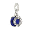 Wholesale Silver Plated Electroplated Planet Beads Star Picking Pendant Bracelet Necklace For Women