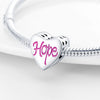Wholesale Silver Plated 925 Silver Heartshaped Beads Charm Diy Bracelet Necklace With Dripping Oil Design