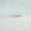 Wholesale Silver Ring With Square Knot Geometric Design And Electroplating For Women
