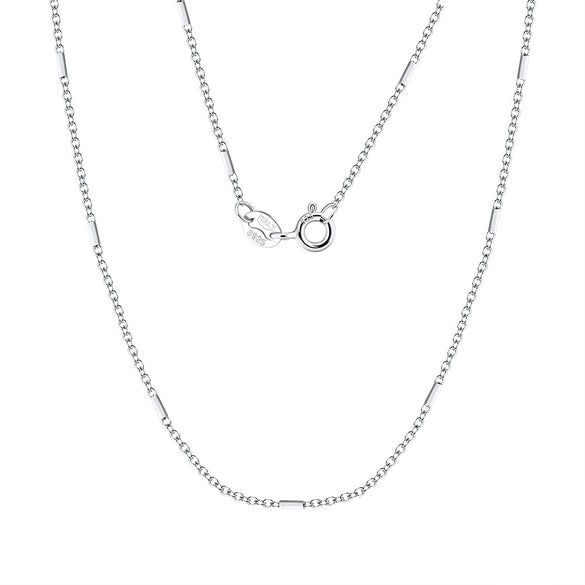 Wholesale Silver 925 Silver O Word Chain Jewelry With Cartoon Style And Electroplating Processing For Unisex