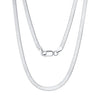 Wholesale Silver 925 Silver O Word Chain Jewelry With Cartoon Style And Electroplating Processing For Unisex