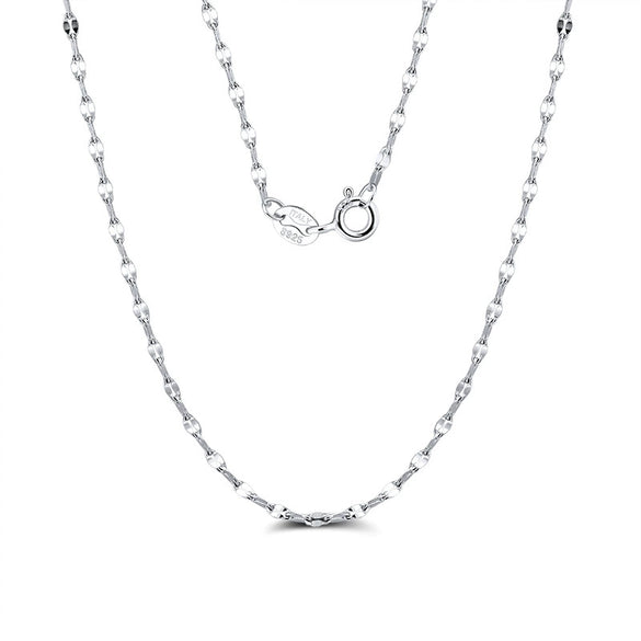 Wholesale Silver 925 Silver O Word Chain Jewelry With Cartoon Style And Electroplating Processing For Unisex