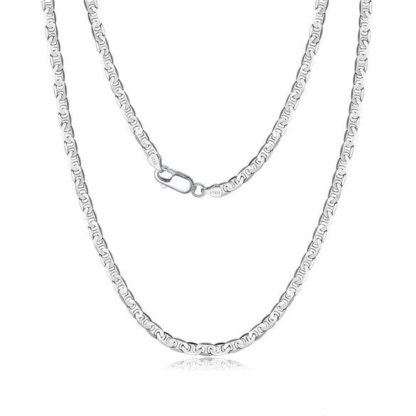 Wholesale Silver 925 Silver O Word Chain Jewelry With Cartoon Style And Electroplating Processing For Unisex
