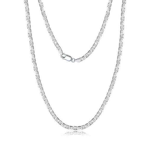 Wholesale Silver 925 Silver O Word Chain Jewelry With Cartoon Style And Electroplating Processing For Unisex