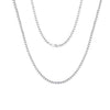 Wholesale Silver 925 Silver O Word Chain Jewelry With Cartoon Style And Electroplating Processing For Unisex