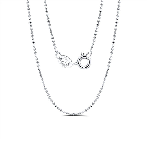 Wholesale Silver 925 Silver O Word Chain Jewelry With Cartoon Style And Electroplating Processing For Unisex
