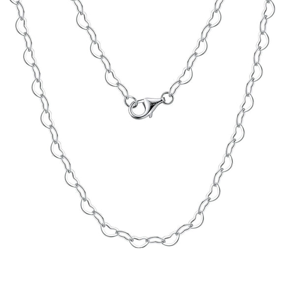 Wholesale Silver 925 Silver O Word Chain Jewelry With Cartoon Style And Electroplating Processing For Unisex