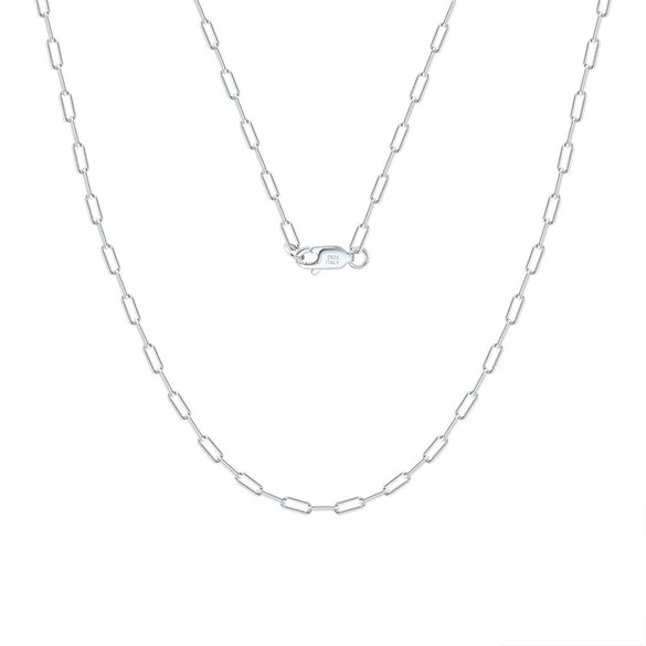 Wholesale Silver 925 Silver O Word Chain Jewelry With Cartoon Style And Electroplating Processing For Unisex