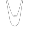 Wholesale Silver 925 Silver O Word Chain Jewelry With Cartoon Style And Electroplating Processing For Unisex