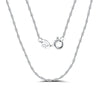 Wholesale Silver 925 Silver O Word Chain Jewelry With Cartoon Style And Electroplating Processing For Unisex
