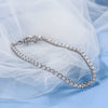 Wholesale Silver 925 Sterling Silver Women's Geometric Bracelet With Electroplating