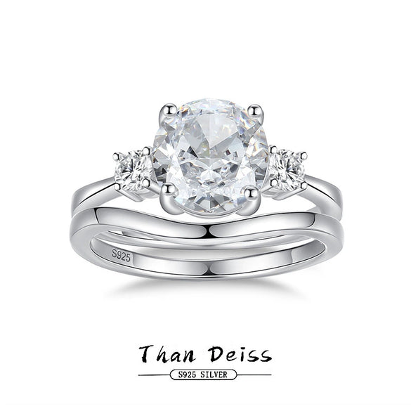 Wholesale 925 Silver Ushaped Artistic Women's Ring With Electroplating