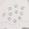 Wholesale Silver Ushaped Buckle Beaded Coil Bracelet And Necklace Accessories Electroplated Minimalist Style