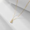 Wholesale Silver Water Drop Zircon Women's Light Luxury Niche Design Pendant Clavicle Chain