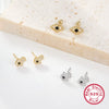 Wholesale 925 Silver Women's Earrings With Devil's Eye Pattern And Electroplating Treatment