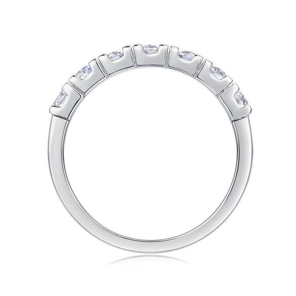 Wholesale 925 Silver Women's Fashion Geometric Moissanite Ring Set With Diamonds