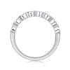 Wholesale 925 Silver Women's Fashion Geometric Moissanite Ring