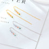 Wholesale 925 Silver Women's Geometric Dopamine Colored Zirconium Pendant Earrings