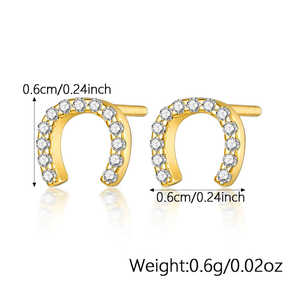 Wholesale 925 Silver Women's Geometric Lightning Cross Symbols Electroplated Earrings