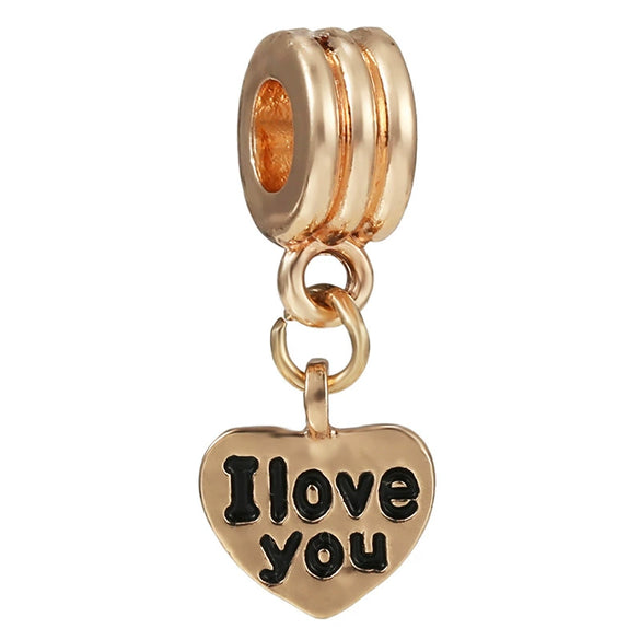 Wholesale Silverplated Metal Pendant Beads With Golden Bees And Totem Pattern Electroplated Diy Pendant Accessories