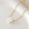 Wholesale Simple Colorful Cross Necklace With O Word Chain Electroplated Copper And Soft Clay Pendant Unisex Light Luxury Jewelry