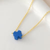 Wholesale Simple Colorful Cross Necklace With O Word Chain Electroplated Copper And Soft Clay Pendant Unisex Light Luxury Jewelry