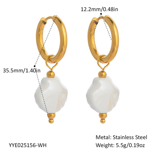 Wholesale Simple Creative Ocean Cartoon Animal Zodiac Earrings Titanium Steel Jewelry With Pvd Vacuum Real Gold Electroplating