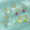 Wholesale Simple Creative Ocean Cartoon Animal Zodiac Earrings Titanium Steel Jewelry With Pvd Vacuum Real Gold Electroplating