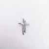 Wholesale Simple Electroplated Gold Cross Zirconinlaid Copper Pendant Jewelry Accessories For Diy Necklace And Bracelet