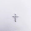 Wholesale Simple Electroplated Gold Cross Zirconinlaid Copper Pendant Jewelry Accessories For Diy Necklace And Bracelet