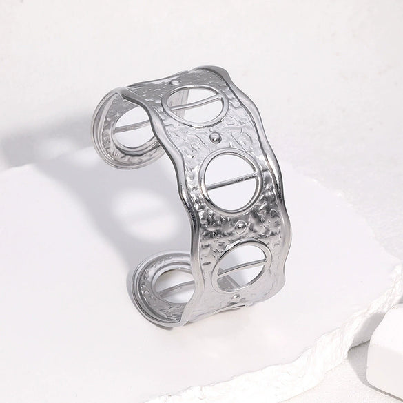 Wholesale Simple Electroplated Stainless Steel Bracelet