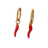 Wholesale Simple Electroplated Stainless Steel Chili Pepper Jewelry Set For Women Necklaces And Earrings