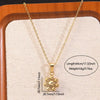 Wholesale Simple Electroplated Stainless Steel Plants And Flowers Necklace And Earrings Set For Women