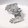 Wholesale Simple Electroplated Stainless Steel Sunflower Bracelet For Women