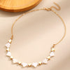 Wholesale Simple Electroplated Zinc Alloy Heart Beaded Necklace And Bracelet Set For Women