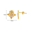 Wholesale Simple Elegant Geometric Star Copper Earrings With Electroplating Treatment