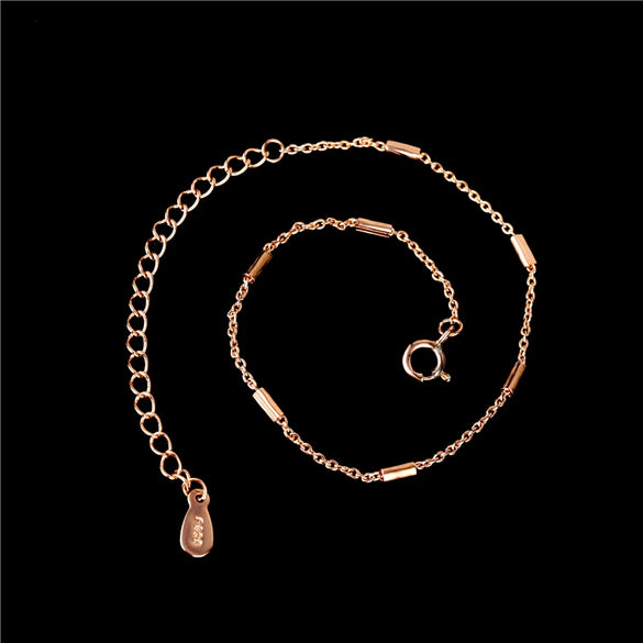 Wholesale Simple Elegant Women's Geometric Cylinder Bracelets Made Of Environmental Protection Copper