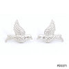 Wholesale Simple Exquisite Animal Zodiac Bird Earrings Stainless Steel Electroplated