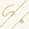 Wholesale Simple Exquisite Butterfly Moissanite S925 Sterling Silver Jewelry Pendant Clavicle Chain With Insect Pattern And Electroplating For Women
