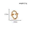 Wholesale Simple Fashion Titanium Steel Love Nails Encircling Adjustable Ring With Heart Shape Design And Electroplating For Unisex